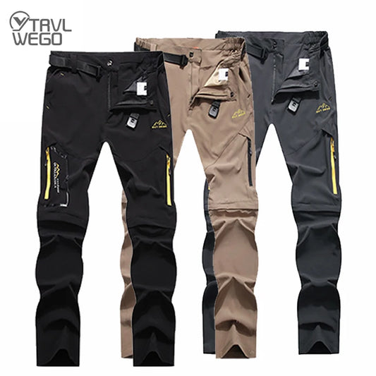 Men's High Quality Camping Hiking Pants gHigh Stretch Summer Thin Waterproof Quick Dry UV-Proof Outdoor