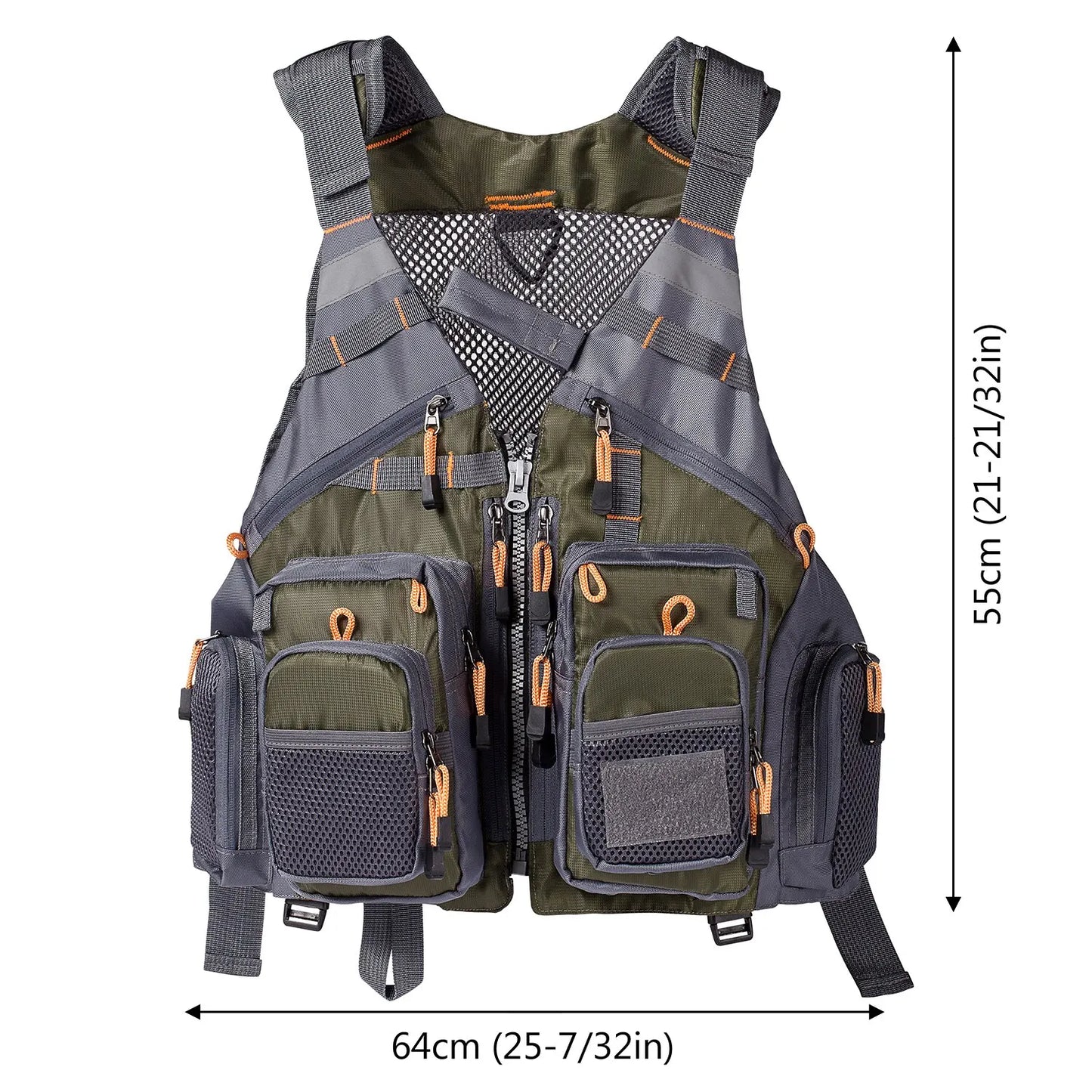 Unisex breathable multi-use outdoor vest