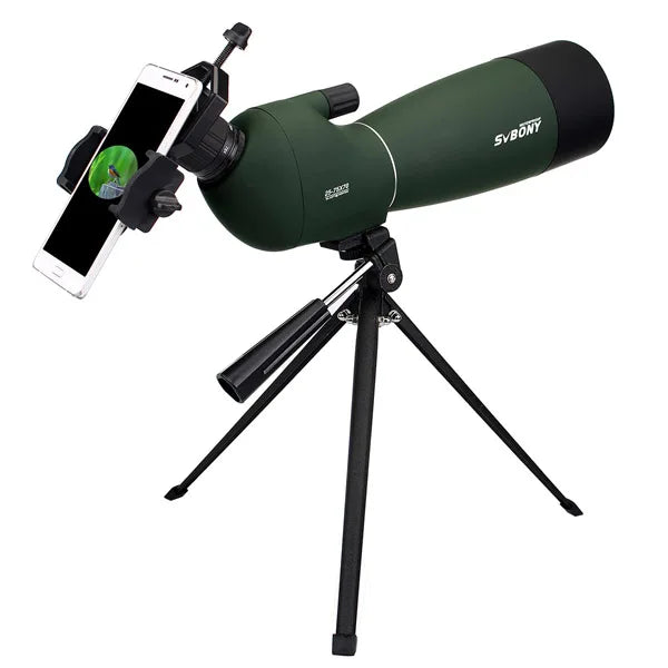 SVBONY 50/60/70/80 Spotting Scope Waterproof Long Range PORRO Prism for Bird Watching