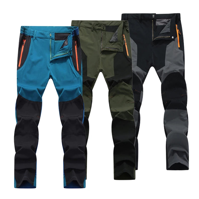 Men's lightweight cargo pants for hiking and camping.