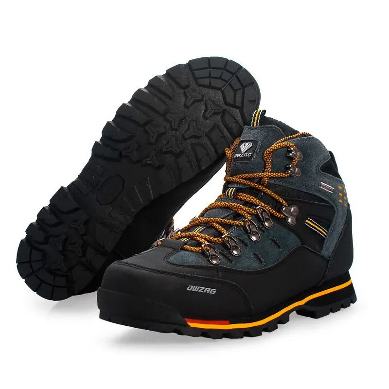 Men's high quality waterproof hiking boots.